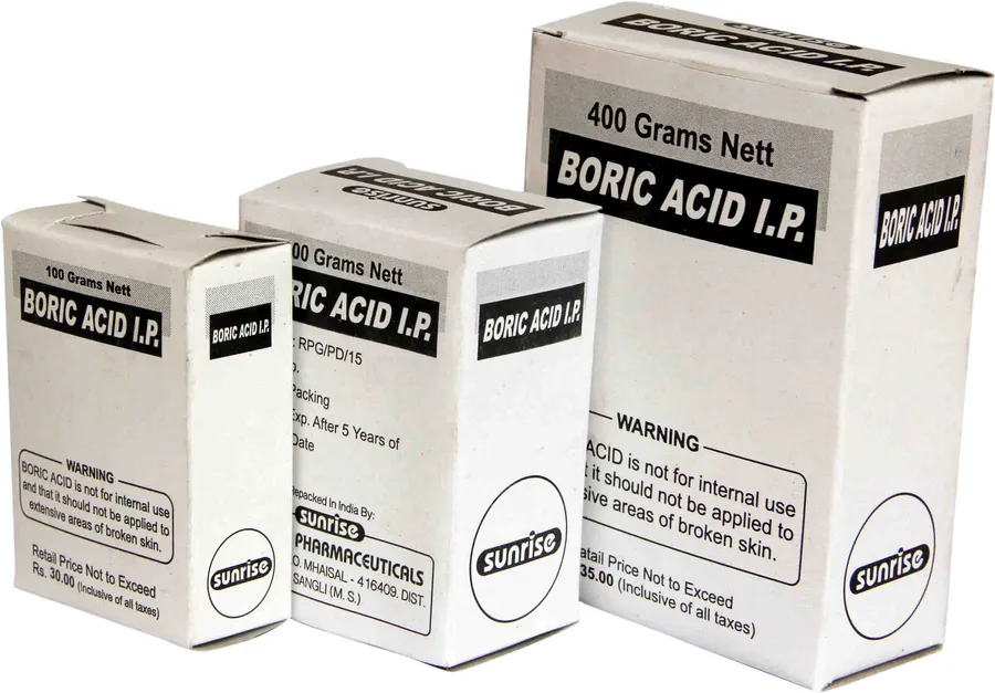 Boric Acid I.P. — Boric Acid I.P. pack shot