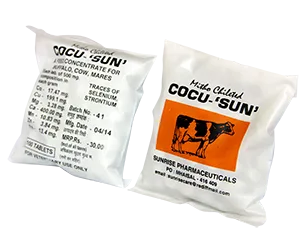 Cocu-Sun Tab. — Tablet containing Cobalt, Copper, Manganese, Magnesium, Calcium, Zinc, Ferrous pack shot