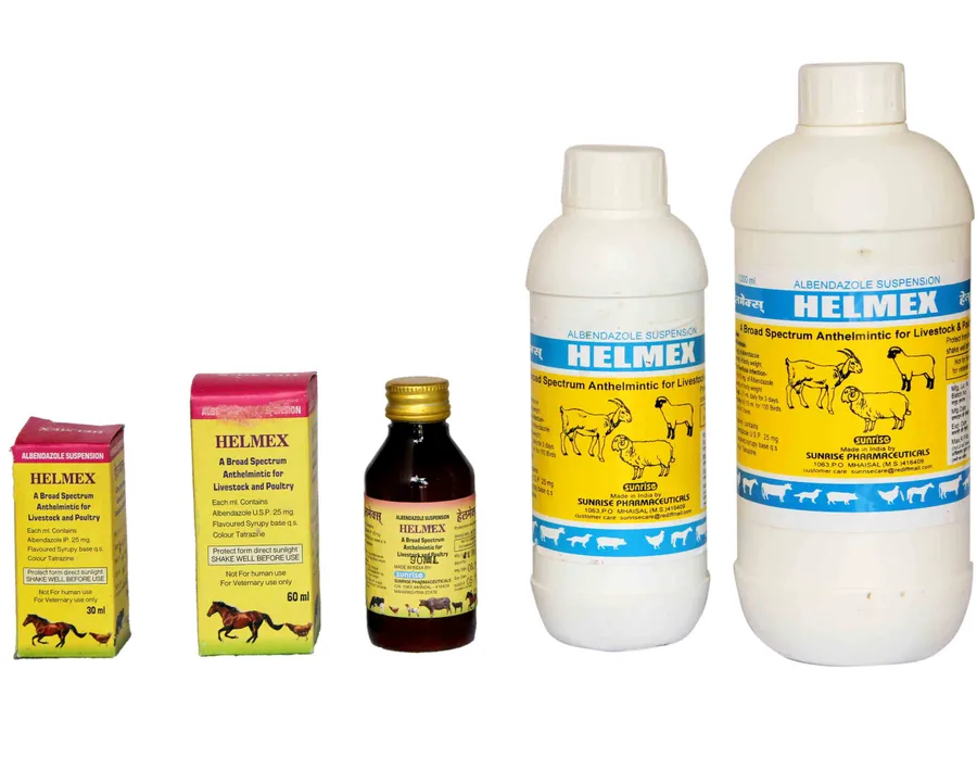 Helmex — Albendazole Suspension I. P. Vet. pack shot