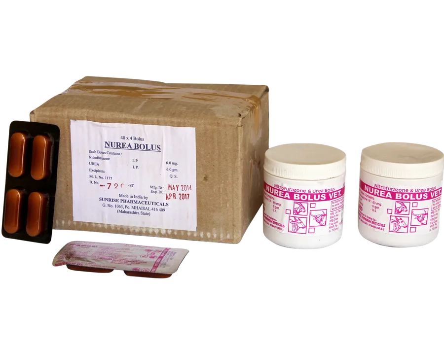 Nurea Bolus Vet. — Nitrofurazone and Urea Bolus pack shot